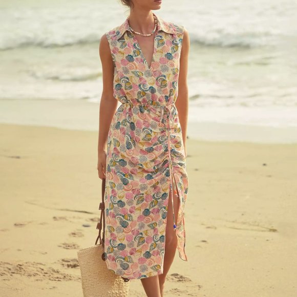 Anthropologie Dresses & Skirts - HTF By Anthropologie Sleeveless Wrap Dress